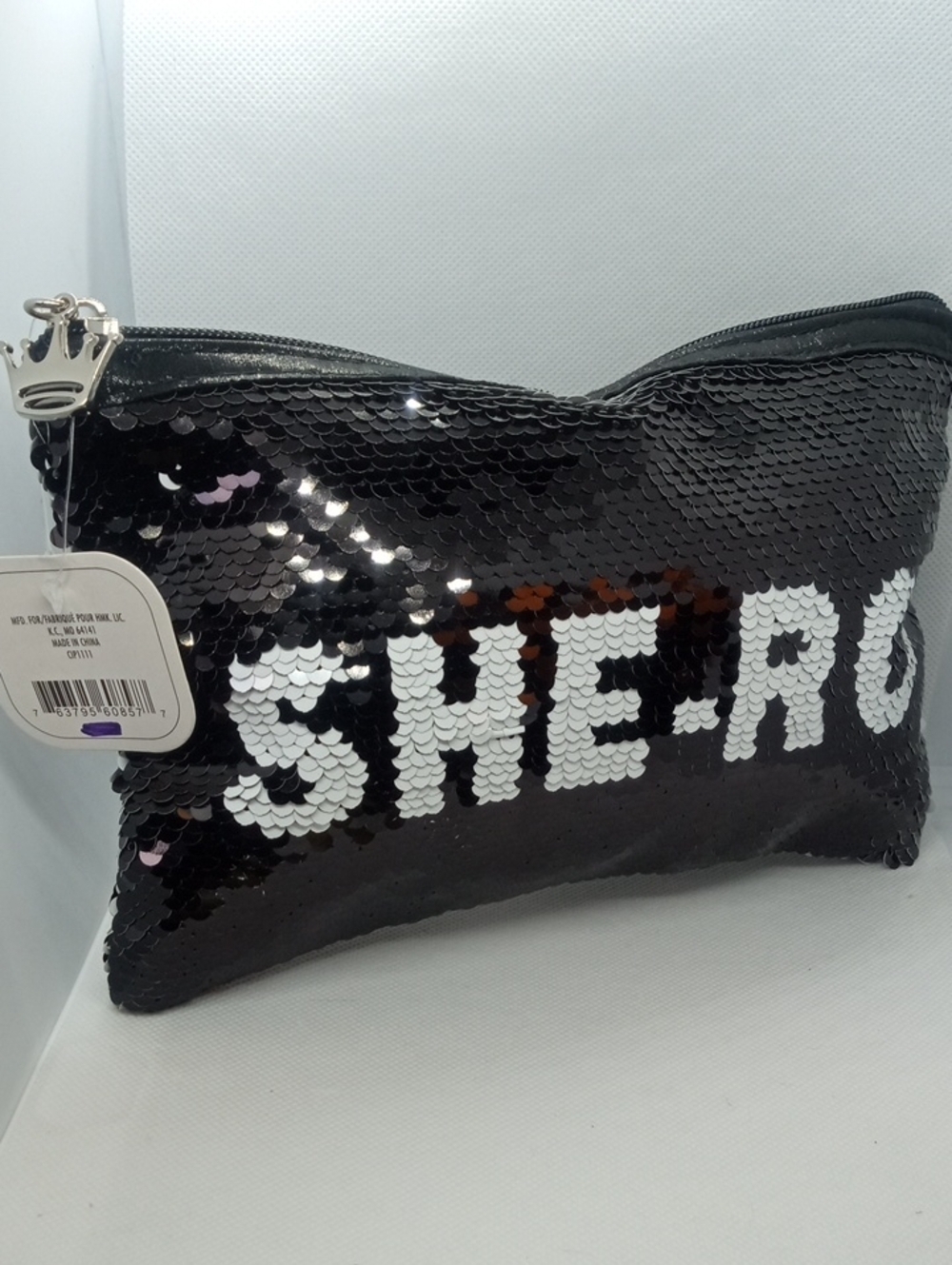 HALLMARK SEQUIN MAKE UP BAG